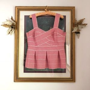 Anthropologie HD in Paris bandage peplum top XL